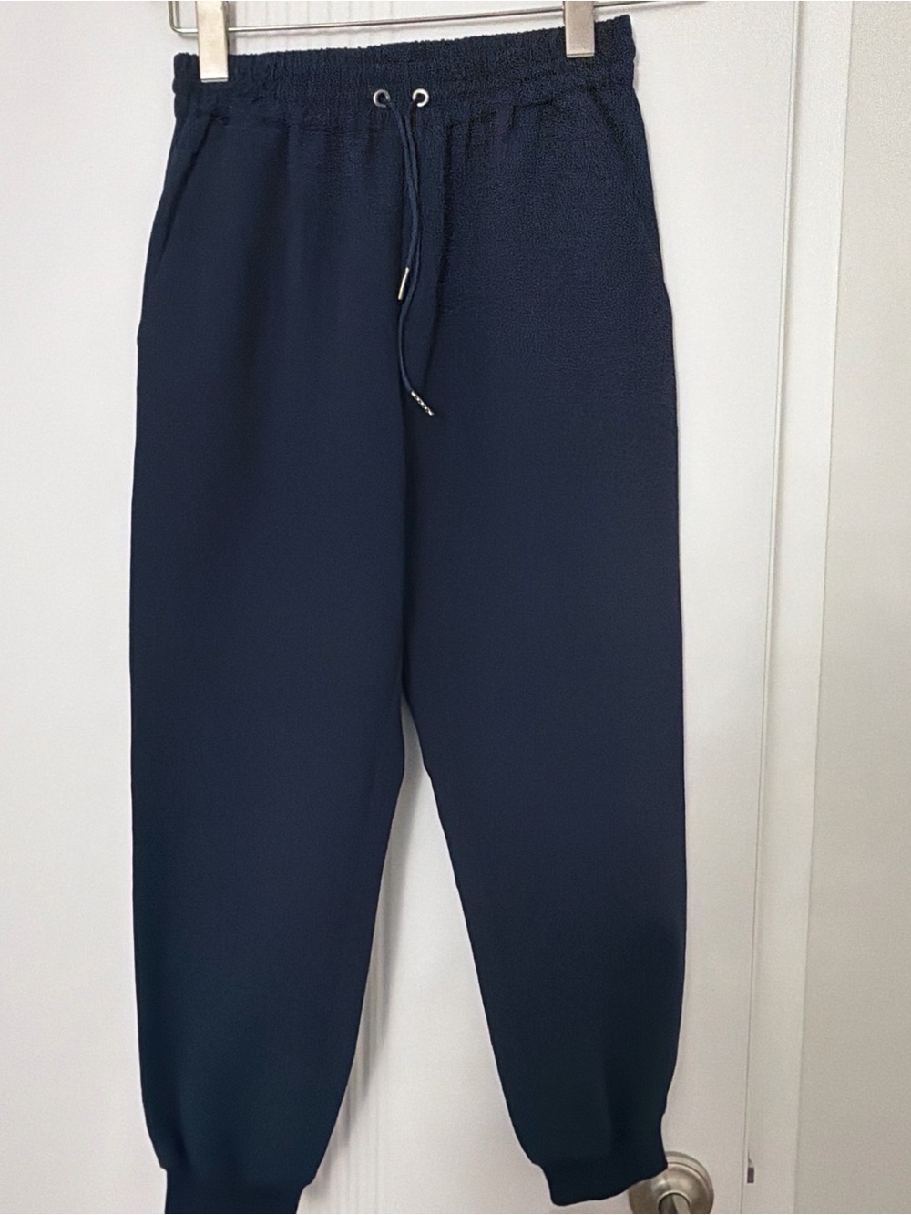 Men's Navy Drawstring Jogger Pants